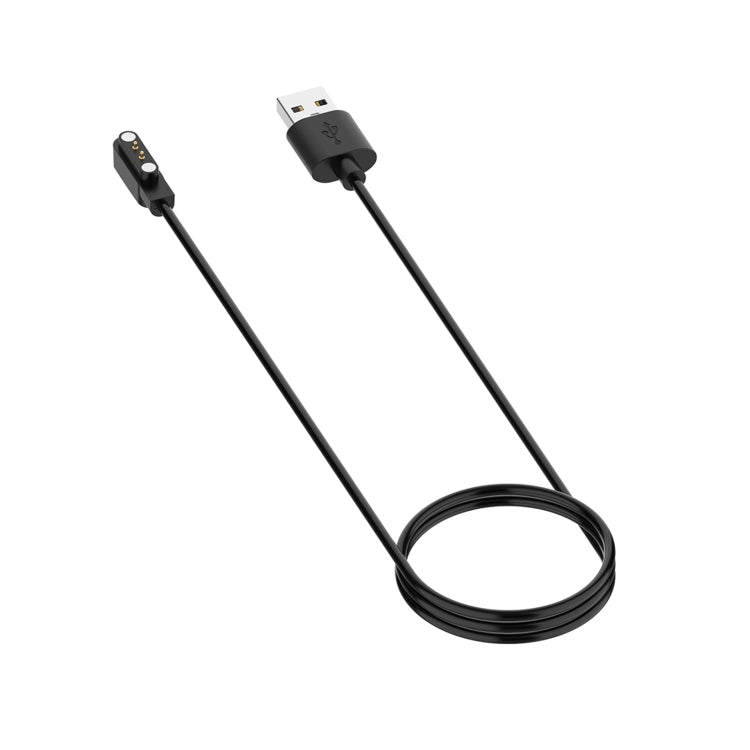 For Noise Colorfit Pro 3 Smart Watch Magnetic Charging Cable, Length: 1m(Black) - Charger by buy2fix | Online Shopping UK | buy2fix