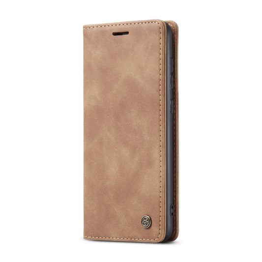 For Samsung Galaxy A33 5G CaseMe 013 Multifunctional Horizontal Flip Leather Phone Case(Brown) by CaseMe