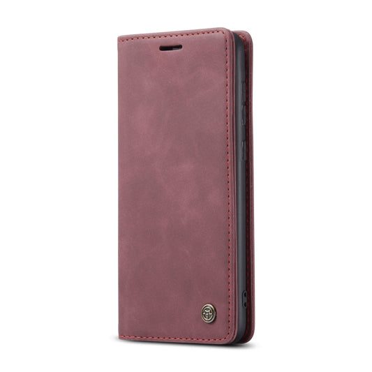For Samsung Galaxy A33 5G CaseMe 013 Multifunctional Horizontal Flip Leather Phone Case(Wine Red) by CaseMe