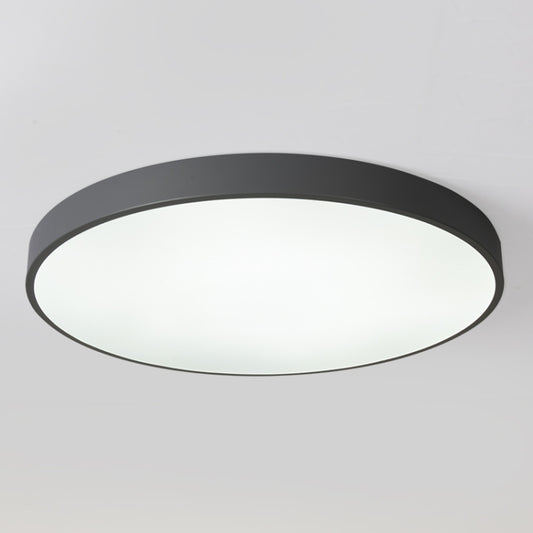 Macaron LED Round Ceiling Lamp, Stepless Dimming, Size:30cm(Grey) by buy2fix