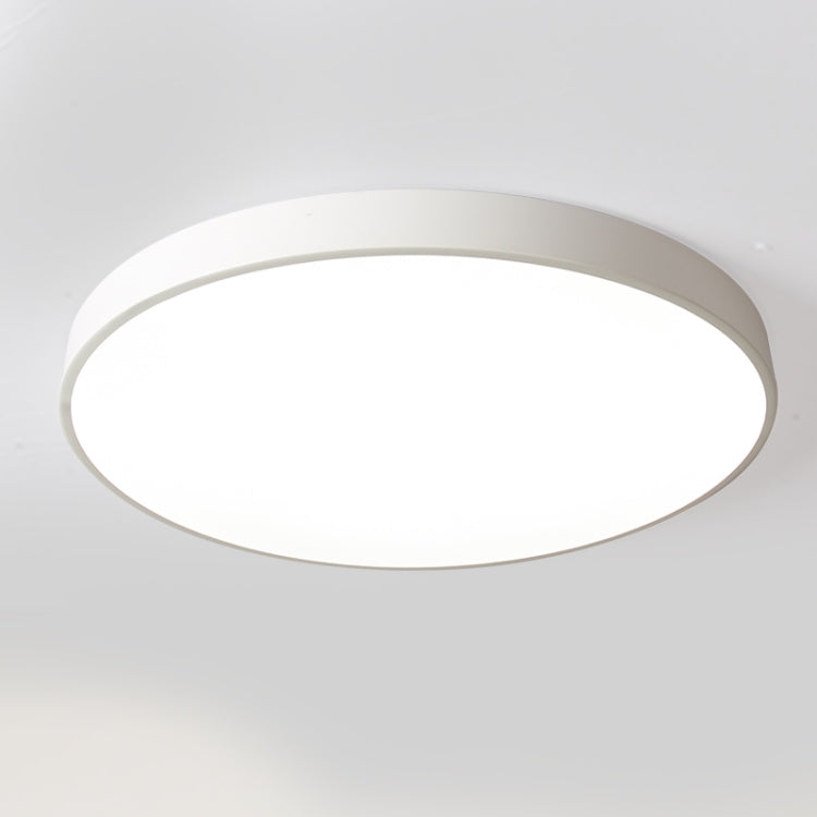 Macaron LED Round Ceiling Lamp, Stepless Dimming, Size:30cm(White) - Celling Lights & Chandeliers by buy2fix | Online Shopping UK | buy2fix