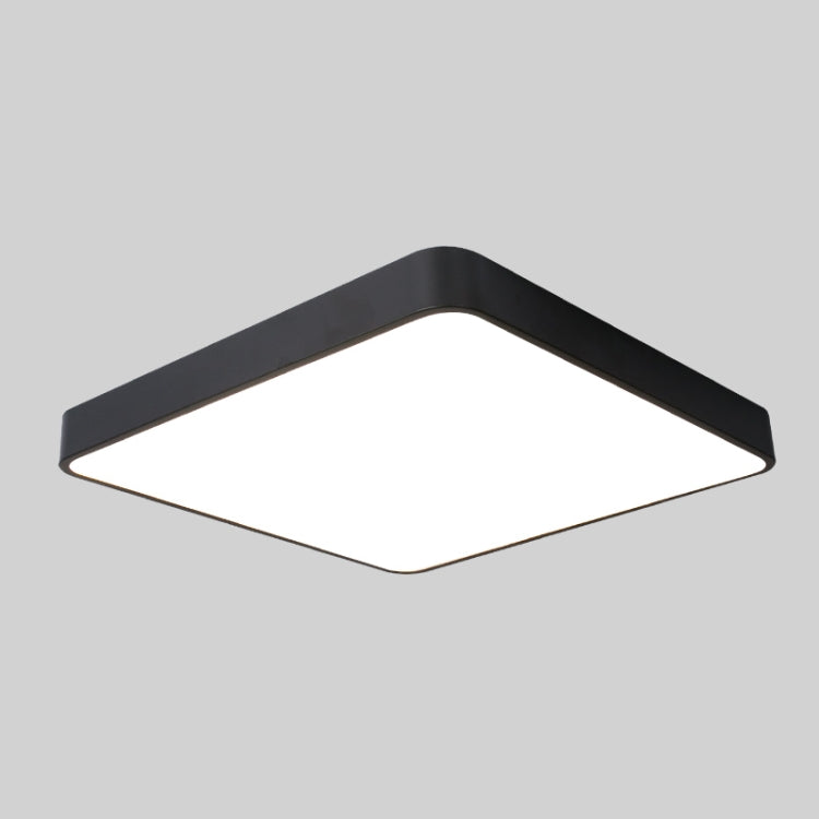 Macaron LED Square Ceiling Lamp, Stepless Dimming, Size:30cm(Black) - Celling Lights & Chandeliers by buy2fix | Online Shopping UK | buy2fix