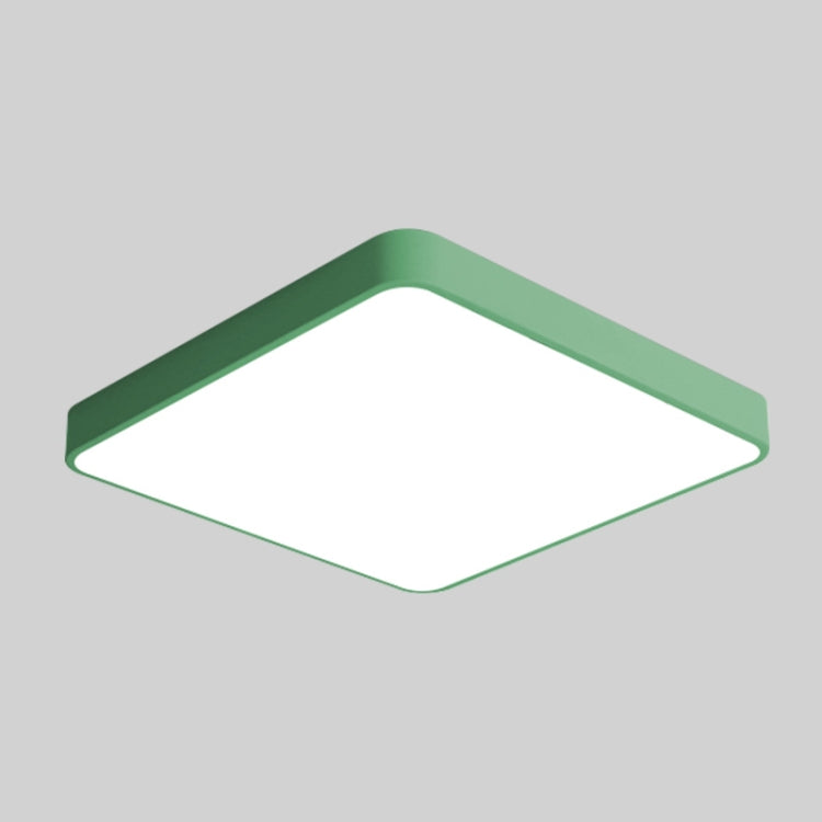 Macaron LED Square Ceiling Lamp, Stepless Dimming, Size:60cm(Green) - Celling Lights & Chandeliers by buy2fix | Online Shopping UK | buy2fix