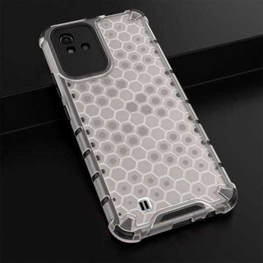 For OPPO Realme Narzo 50 4G Honeycomb PC + TPU Phone Case(White) by buy2fix
