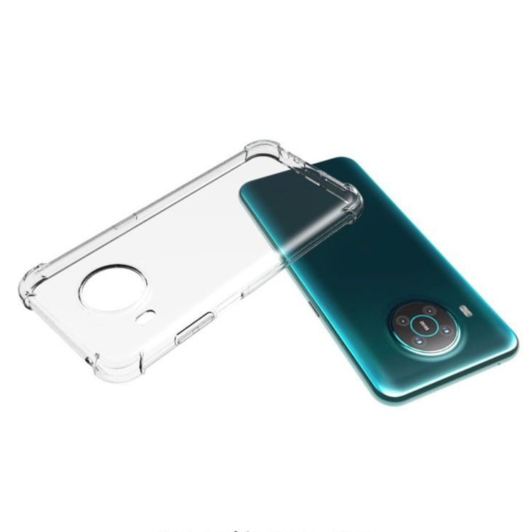 For Nokia X10 Shockproof Non-slip Thickening TPU Phone Case(Transparent) - Nokia Cases by buy2fix | Online Shopping UK | buy2fix