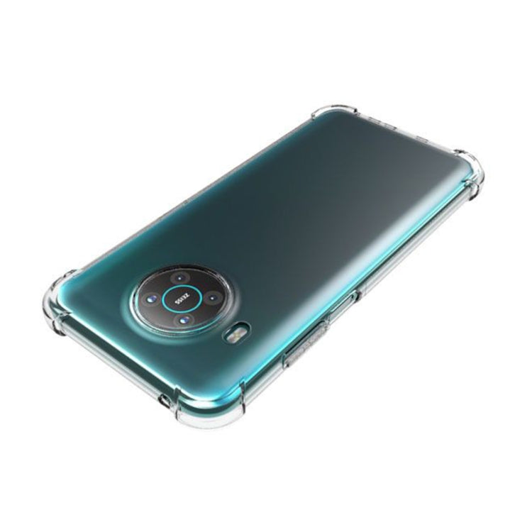 For Nokia X10 Shockproof Non-slip Thickening TPU Phone Case(Transparent) - Nokia Cases by buy2fix | Online Shopping UK | buy2fix