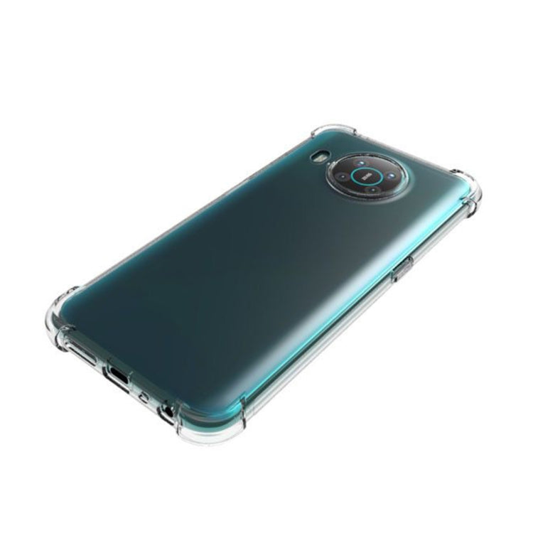 For Nokia X10 Shockproof Non-slip Thickening TPU Phone Case(Transparent) - Nokia Cases by buy2fix | Online Shopping UK | buy2fix