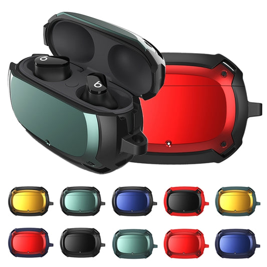 Bumblebee Armor Earphone Protective Case with Hook For Beats Studio Buds(Black + Yellow) by buy2fix