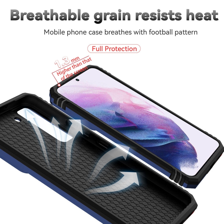For Samsung Galaxy S22+ 5G Sliding Camshield Holder Phone Case(Blue) - Galaxy S22+ 5G Cases by buy2fix | Online Shopping UK | buy2fix