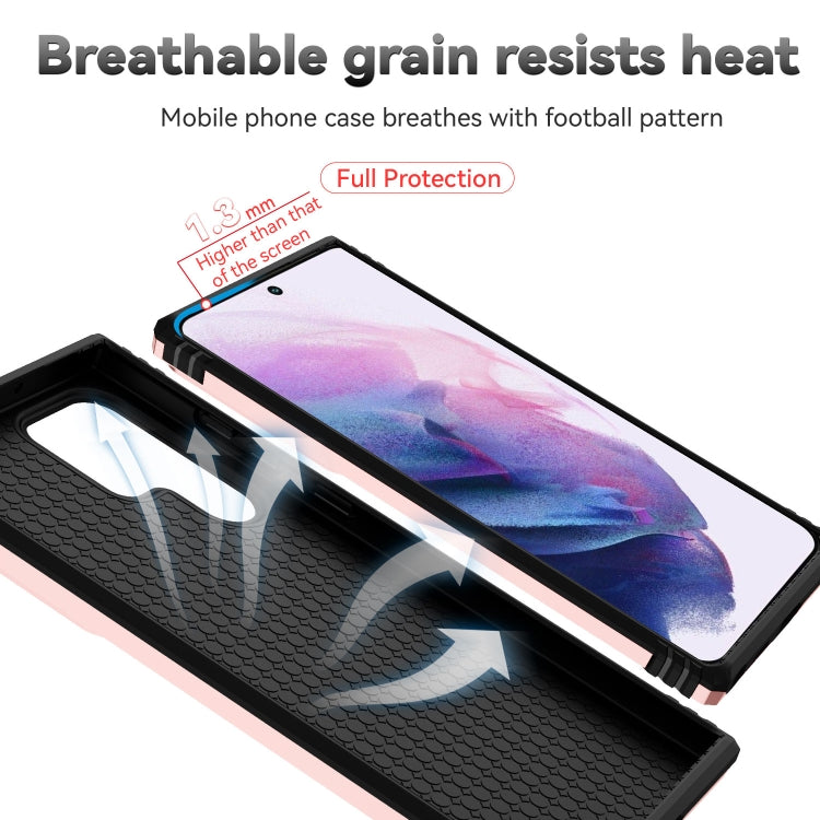 For Samsung Galaxy S22 Ultra 5G Sliding Camshield Holder Phone Case(Rose Gold) by buy2fix