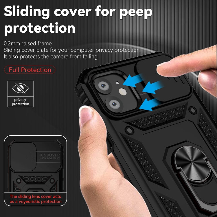 For iPhone 11 Sliding Camshield Holder Phone Case (Black) by buy2fix