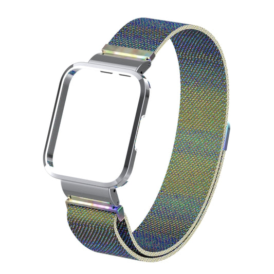 For Xiaomi Redmi Watch 2 Milanese Magnetic Metal Watchband(Colorful) by buy2fix