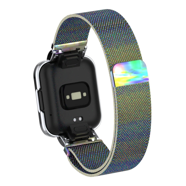 For Xiaomi Redmi Watch 2 Milanese Magnetic Metal Watchband(Colorful) - Watch Bands by buy2fix | Online Shopping UK | buy2fix