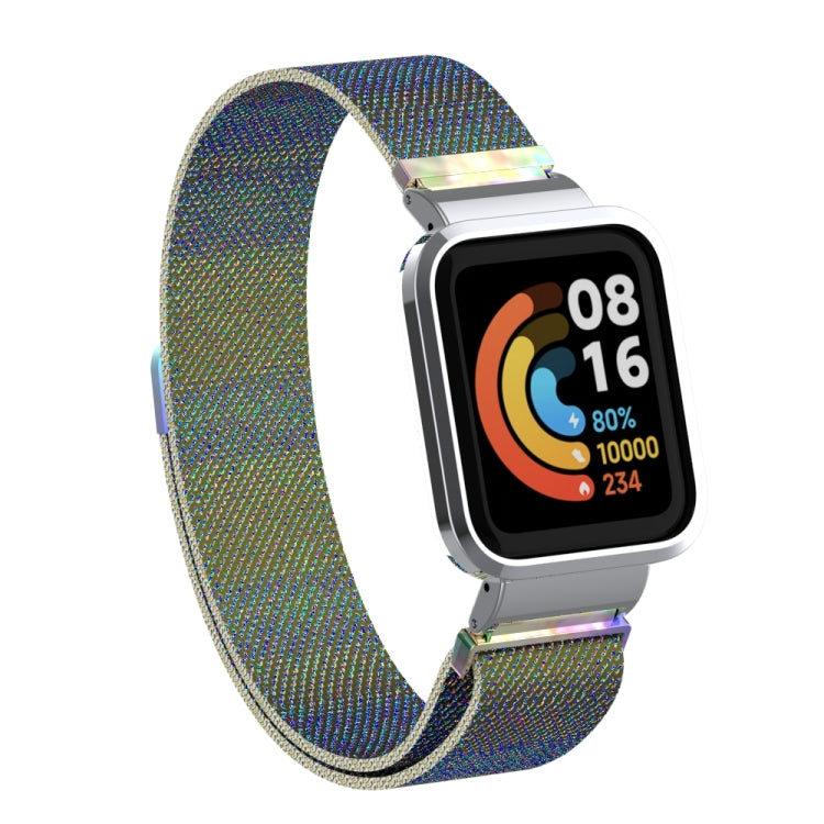 For Xiaomi Redmi Watch 2 Milanese Magnetic Metal Watchband(Colorful) - Watch Bands by buy2fix | Online Shopping UK | buy2fix