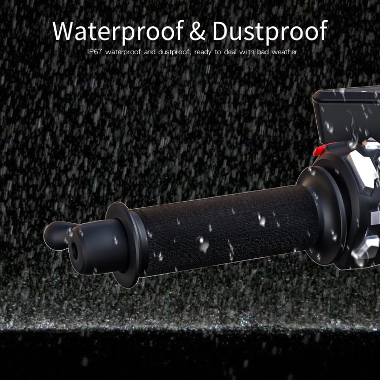 ZH-974D1 3-level Temperature Control Motorcycle Hook and Loop Fastener Intelligent Heated Grip by buy2fix