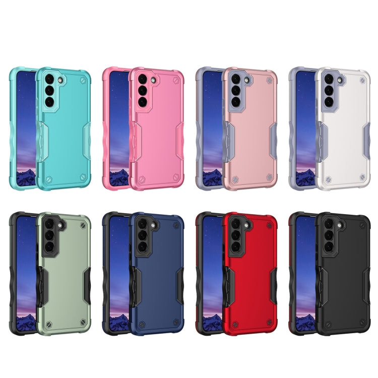 For Samsung Galaxy S22+ 5G Non-slip Armor Phone Case(Black) - Galaxy S22+ 5G Cases by buy2fix | Online Shopping UK | buy2fix