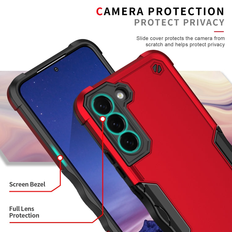For Samsung Galaxy S22+ 5G Non-slip Armor Phone Case(Black) - Galaxy S22+ 5G Cases by buy2fix | Online Shopping UK | buy2fix