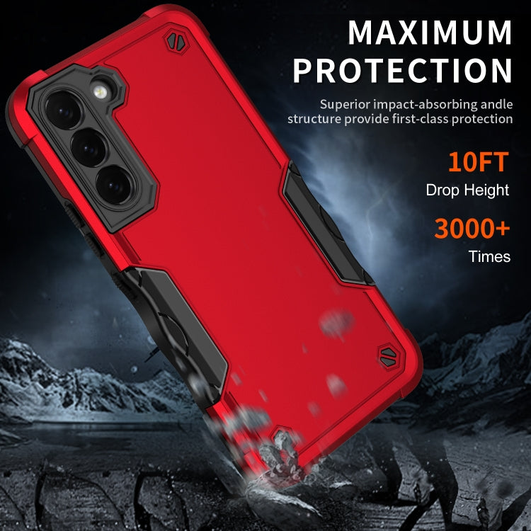 For Samsung Galaxy S22+ 5G Non-slip Armor Phone Case(Rose Gold) - Galaxy S22+ 5G Cases by buy2fix | Online Shopping UK | buy2fix