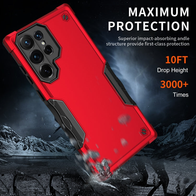 For Samsung Galaxy S22 Ultra 5G Non-slip Armor Phone Case(Black) - Galaxy S22 Ultra 5G Cases by buy2fix | Online Shopping UK | buy2fix