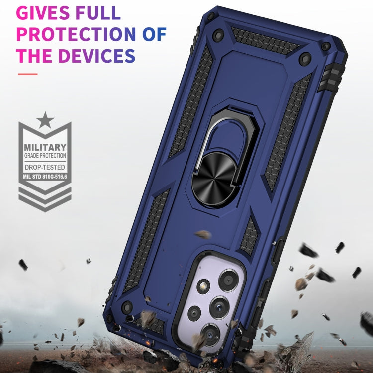 For Samsung Galaxy A33 5G Shockproof TPU + PC Phone Case(Blue) - Galaxy Phone Cases by buy2fix | Online Shopping UK | buy2fix