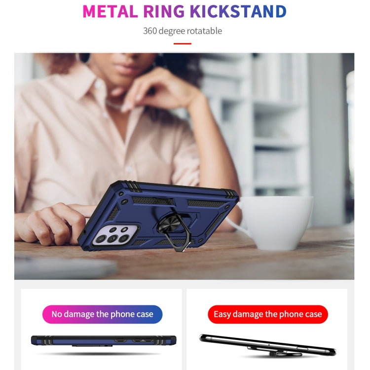 For Samsung Galaxy A33 5G Shockproof TPU + PC Phone Case(Blue) - Galaxy Phone Cases by buy2fix | Online Shopping UK | buy2fix