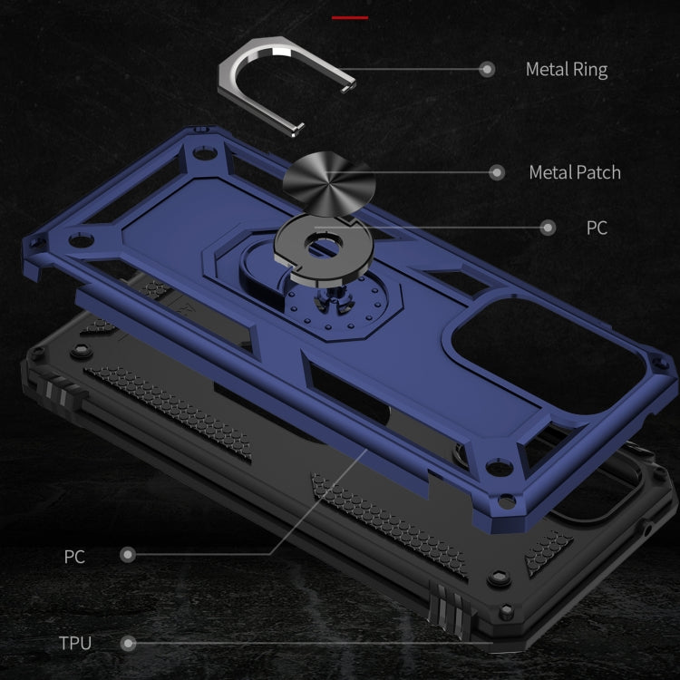 For Samsung Galaxy A33 5G Shockproof TPU + PC Phone Case(Blue) - Galaxy Phone Cases by buy2fix | Online Shopping UK | buy2fix