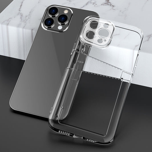 For iPhone 13 mini Dual Card TPU Phone Case (Transparent) by buy2fix