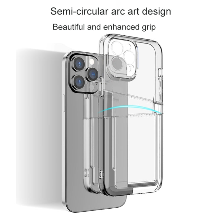 For iPhone 13 mini Dual Card TPU Phone Case (Transparent) - iPhone 13 mini Cases by buy2fix | Online Shopping UK | buy2fix
