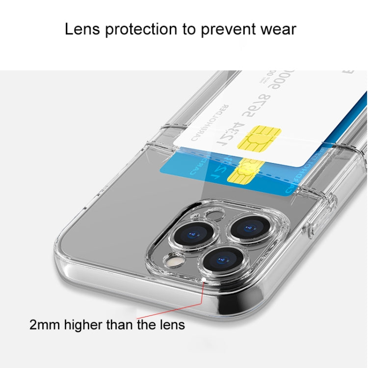 For iPhone 13 mini Dual Card TPU Phone Case (Transparent) - iPhone 13 mini Cases by buy2fix | Online Shopping UK | buy2fix