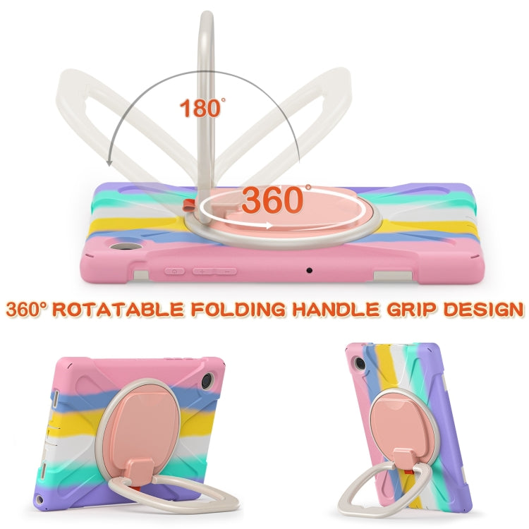For Samsung Galaxy Tab A8 10.5 2021 Silicone + PC Tablet Case(Colorful Pink) - Other Galaxy Tab PC by buy2fix | Online Shopping UK | buy2fix