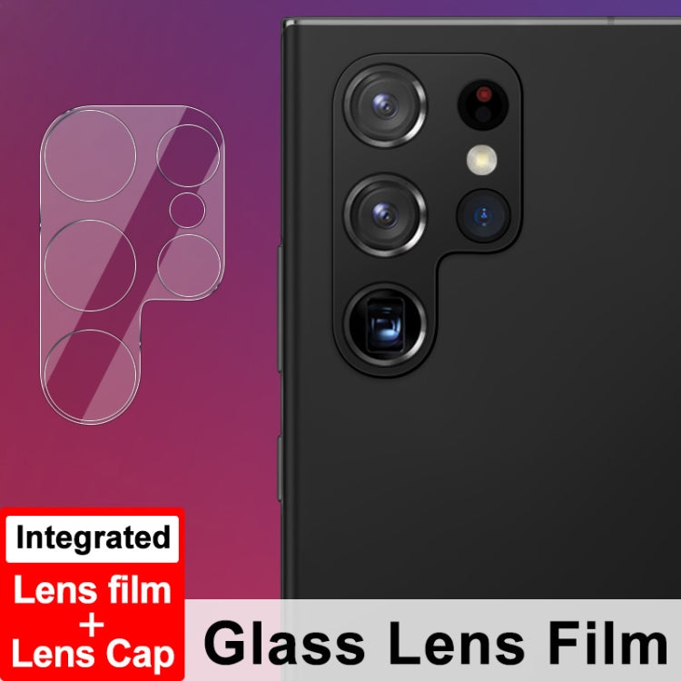 For Samsung Galaxy S22 Ultra 5G imak Integrated Rear Camera Lens Tempered Glass Film with Lens Cap - Galaxy Tempered Glass by imak | Online Shopping UK | buy2fix