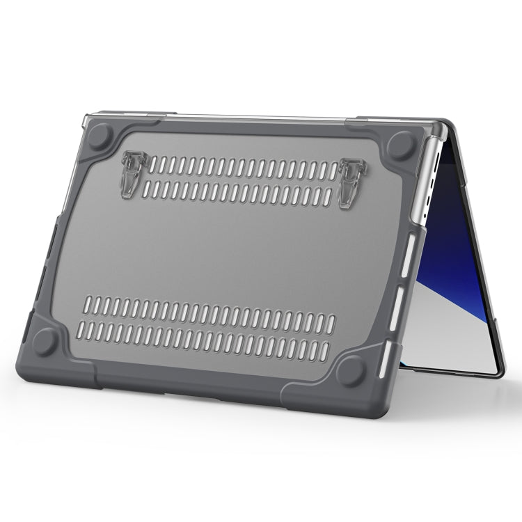 TPU + PC Two Color Laptop Protective Case For MacBook Pro 14.2 inch A2442 2021(Grey) - MacBook Pro Cases by buy2fix | Online Shopping UK | buy2fix