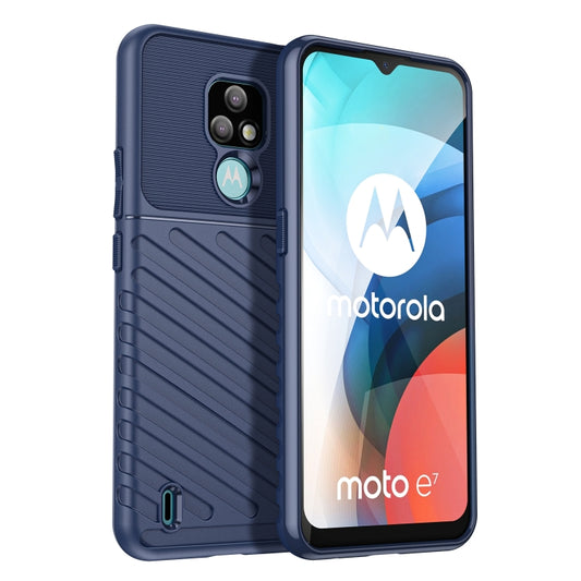 For Lenovo K12 Thunderbolt Shockproof TPU Protective Soft Phone Case(Blue) - Lenovo by buy2fix | Online Shopping UK | buy2fix