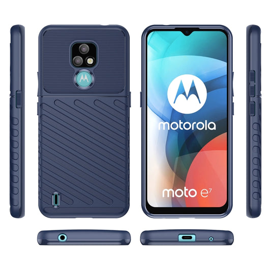 For Lenovo K12 Thunderbolt Shockproof TPU Protective Soft Phone Case(Blue) - Lenovo by buy2fix | Online Shopping UK | buy2fix