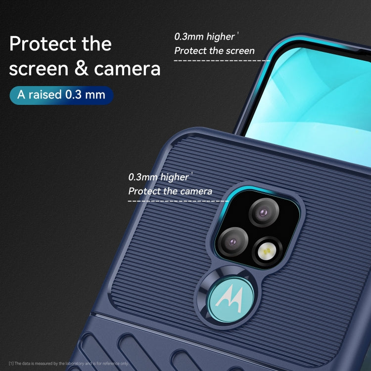 For Lenovo K12 Thunderbolt Shockproof TPU Protective Soft Phone Case(Blue) - Lenovo by buy2fix | Online Shopping UK | buy2fix