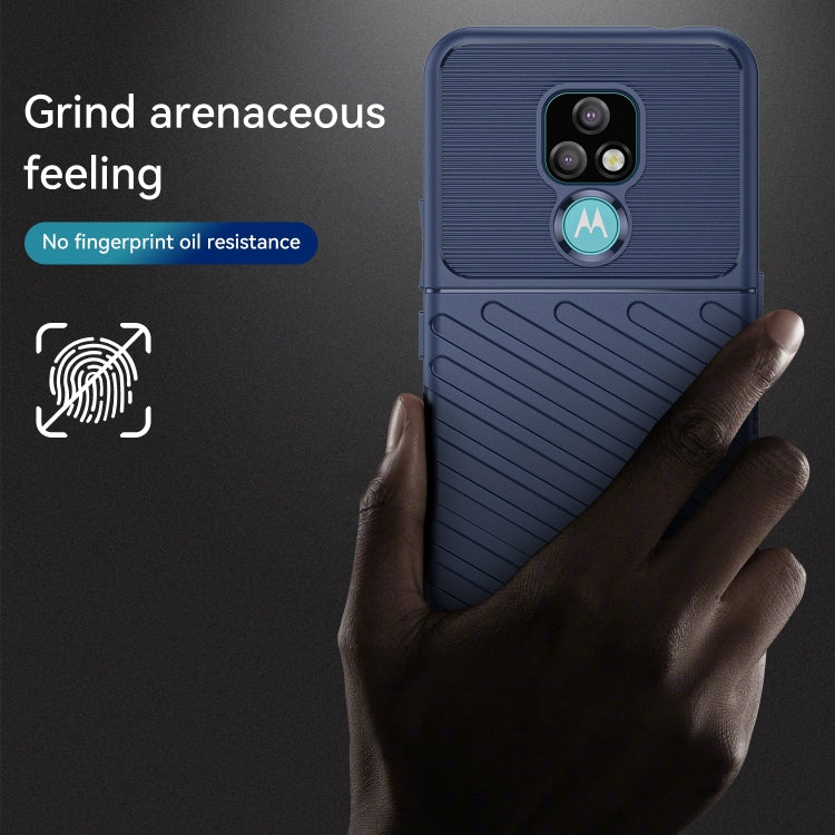 For Lenovo K12 Thunderbolt Shockproof TPU Protective Soft Phone Case(Blue) - Lenovo by buy2fix | Online Shopping UK | buy2fix