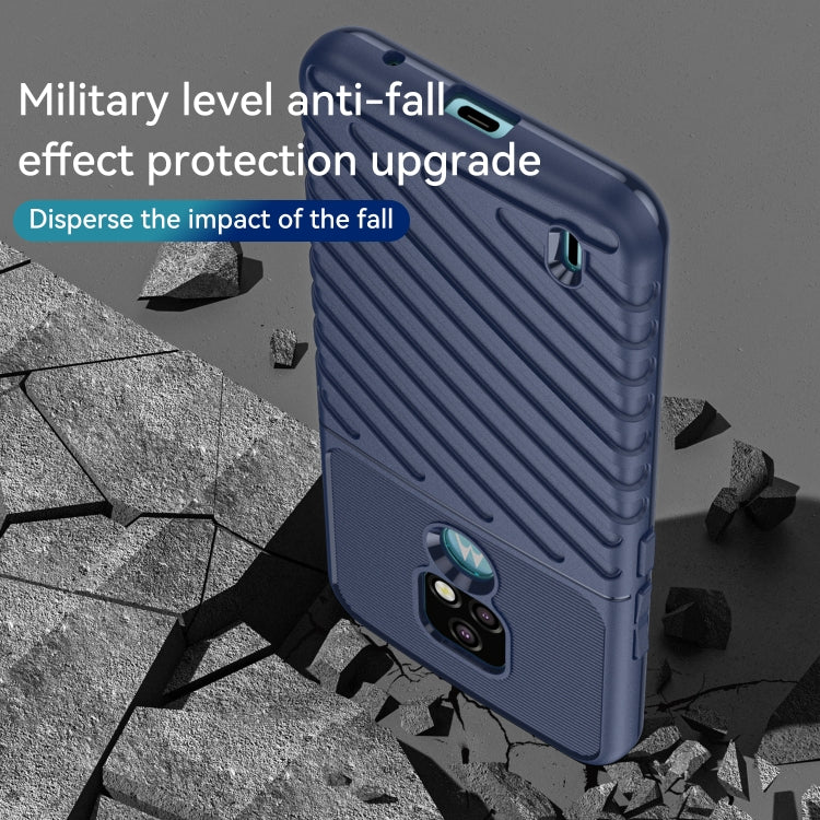 For Lenovo K12 Thunderbolt Shockproof TPU Protective Soft Phone Case(Blue) - Lenovo by buy2fix | Online Shopping UK | buy2fix