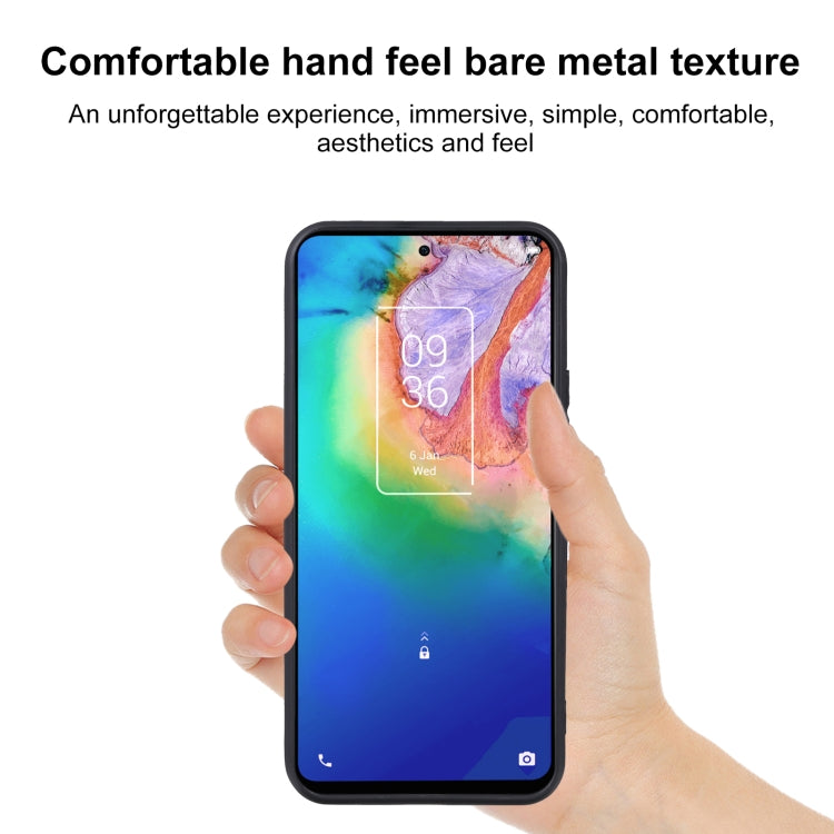 TPU Phone Case For TCL 20 5G(Pudding Black) - TCL by buy2fix | Online Shopping UK | buy2fix