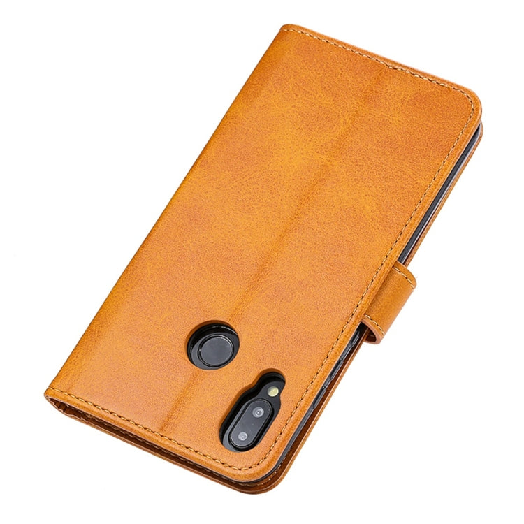 For Huawei P20 Lite GUSSIM Business Style Horizontal Flip Leather Case with Holder & Card Slots & Wallet(Khaki) - Huawei Cases by GUSSIM | Online Shopping UK | buy2fix
