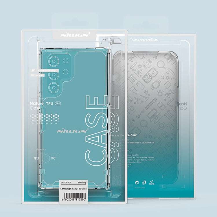 For Samsung Galaxy S22 Ultra 5G NILLKIN PC + TPU Phone Case(Transparent) - Galaxy S22 Ultra 5G Cases by NILLKIN | Online Shopping UK | buy2fix