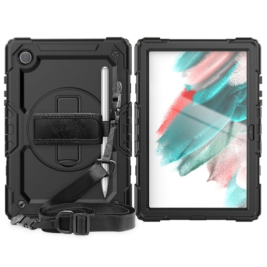 For Samsung Galaxy Tab A8 10.5 2021 X200 / X205 Silicone + PC Tablet Case(Black) - Other Galaxy Tab PC by buy2fix | Online Shopping UK | buy2fix