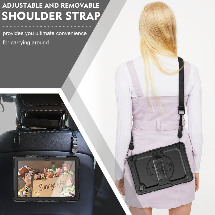 For Samsung Galaxy Tab A8 10.5 2021 X200 / X205 Silicone + PC Tablet Case(Black) by buy2fix