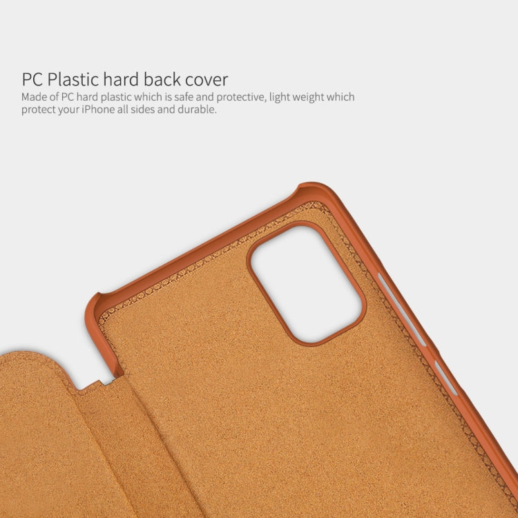 For Xiaomi Redmi Note 11 5G / 11T 5G / Poco M4 Pro 5G / 11S 5G NILLKIN QIN Series Crazy Horse Texture Leather Phone Case(Red) by NILLKIN