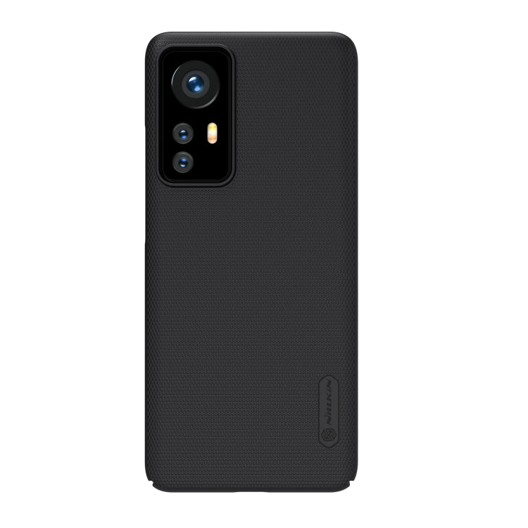 For Xiaomi 12 / 12X NILLKIN Frosted PC Phone Case(Black) - Xiaomi Cases by NILLKIN | Online Shopping UK | buy2fix