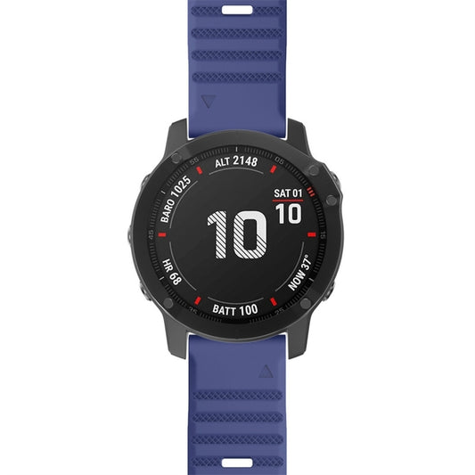For Garmin Fenix 7 Silicone Watch Band(Midnight Blue) by buy2fix
