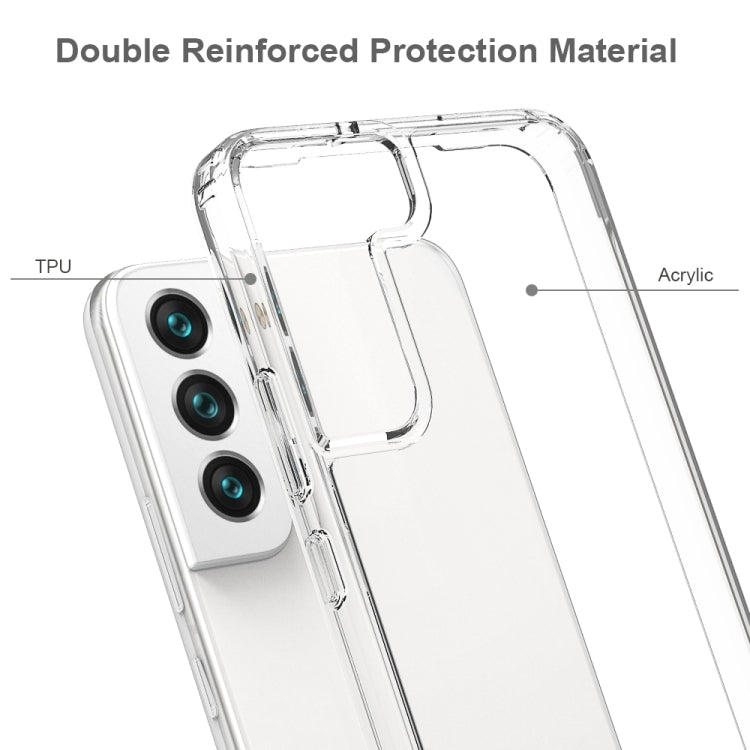 For Samsung Galaxy S22 5G Shockproof Scratchproof TPU + Acrylic Phone Case(Black) - Galaxy S22 5G Cases by buy2fix | Online Shopping UK | buy2fix