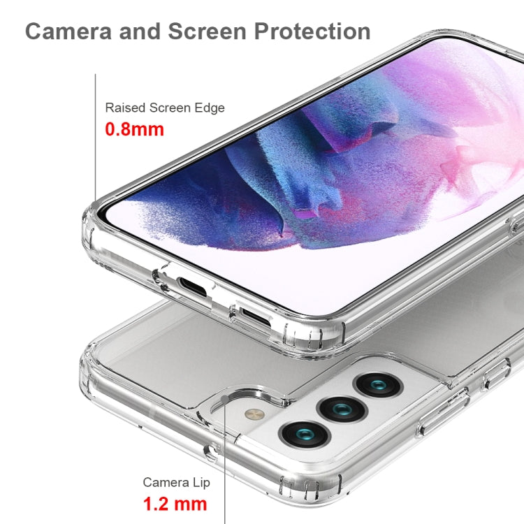 For Samsung Galaxy S22 5G Shockproof Scratchproof TPU + Acrylic Phone Case(Black) - Galaxy S22 5G Cases by buy2fix | Online Shopping UK | buy2fix