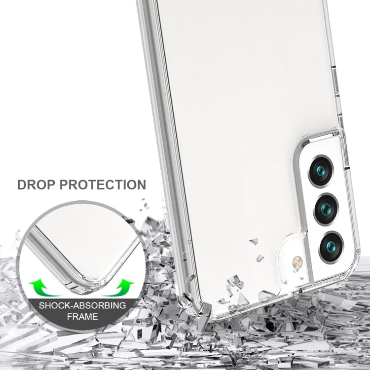 For Samsung Galaxy S22 5G Shockproof Scratchproof TPU + Acrylic Phone Case(Black) - Galaxy S22 5G Cases by buy2fix | Online Shopping UK | buy2fix
