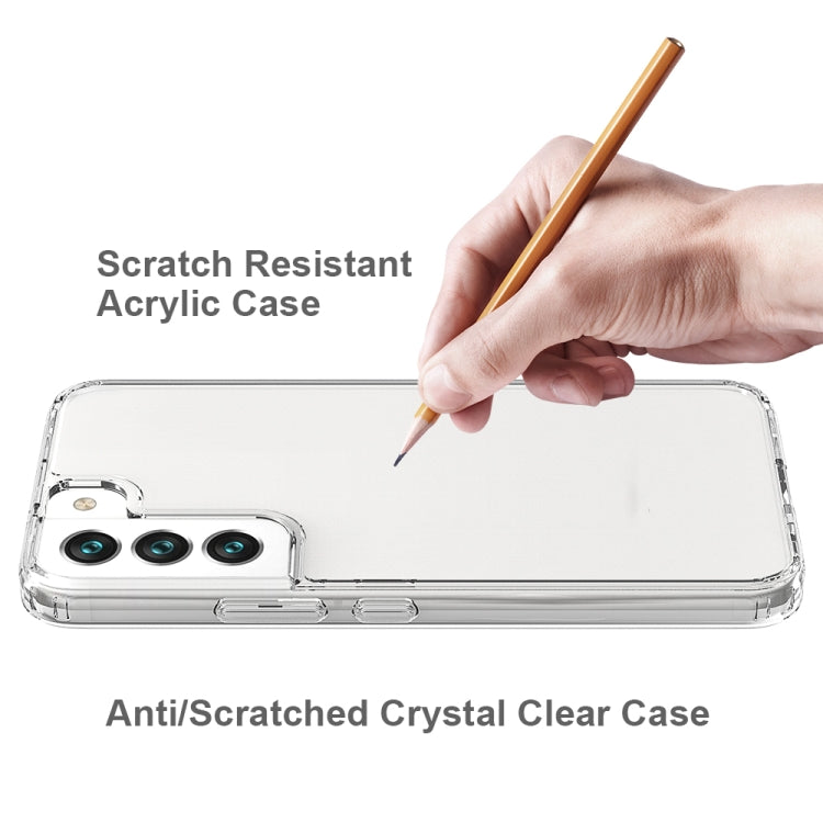 For Samsung Galaxy S22 5G Shockproof Scratchproof TPU + Acrylic Phone Case(Black) - Galaxy S22 5G Cases by buy2fix | Online Shopping UK | buy2fix