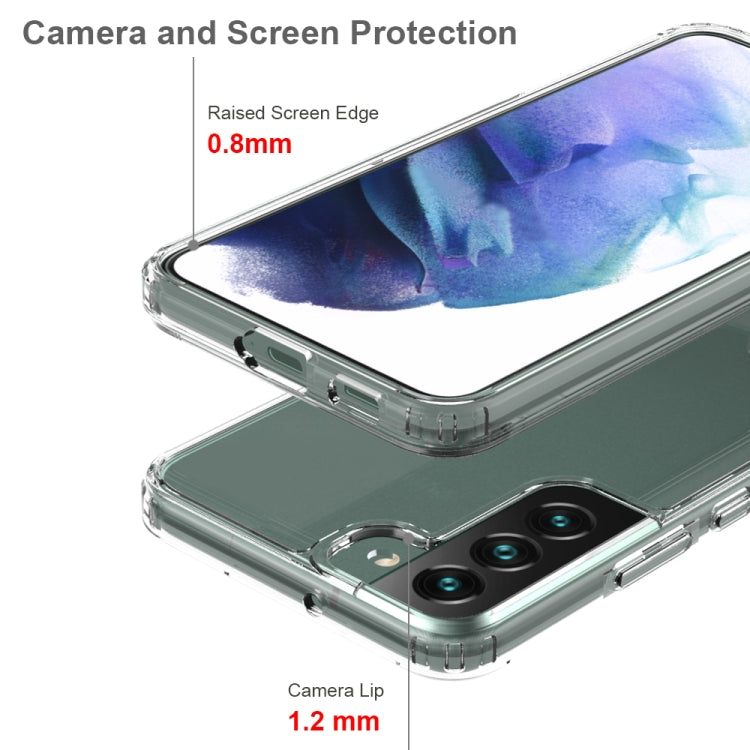 For Samsung Galaxy S22+ 5G Shockproof Scratchproof TPU + Acrylic Phone Case(Black) - Galaxy S22+ 5G Cases by buy2fix | Online Shopping UK | buy2fix